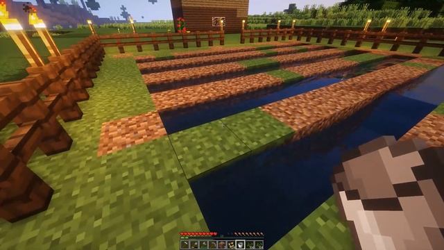 СДЕЛАЛИ ОГОРОД И ЗАГОН ДЛЯ ЖИВОТНЫХ | ВЫЖИВАНИЕ В МАЙНКРАФТЕ #4 смотреть онлайн