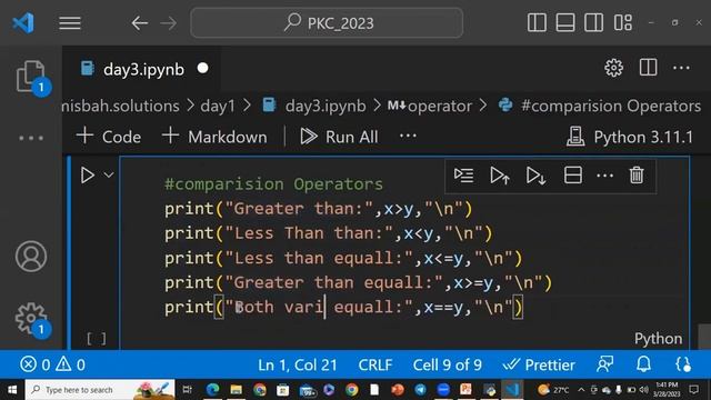 Operators in python | Arithmetic operator | Logical Operator|Comparision operator| python in Urdu 0 смотреть онлайн