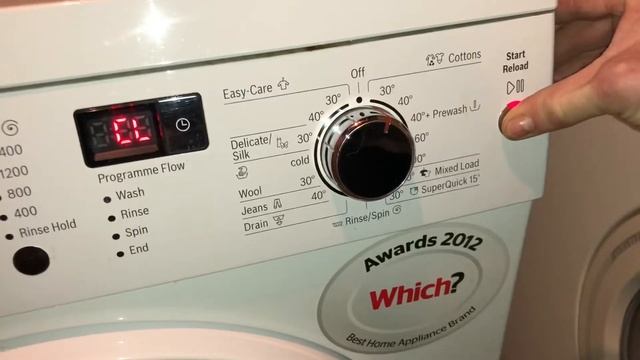 How to Set & Disable Bosch/Siemens Washing Machine Child Lock смотреть онлайн