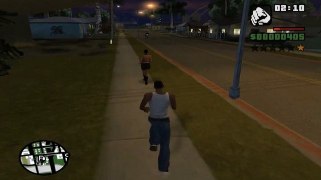 Как получить первый пистолет и нож GTA San Andreas смотреть онлайн