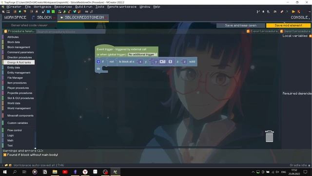 Как создать шипы-ловушку в MCreator смотреть онлайн