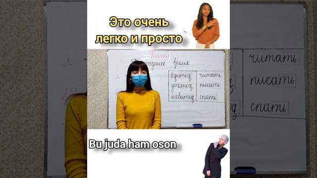 Rus tilini noldan oʻrganish. Глаголы. Прошедшее время. смотреть онлайн