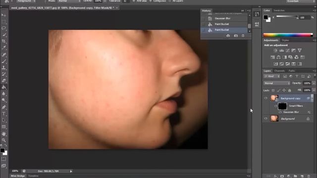 how to clean face in photoshop cs6 смотреть онлайн