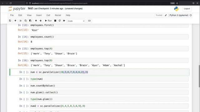 Pyspark basic commands and RDD смотреть онлайн