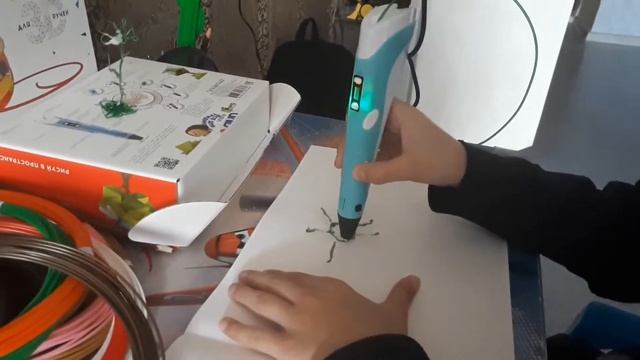 3D ручка SPIDER PEN LITE (распаковка и испытание) смотреть онлайн