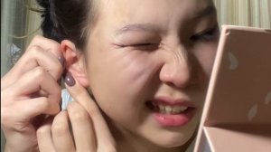 ПРОКОЛОЛА УХО! Даже НЕ БОЛЬНО | как проколоть ухо дома ??