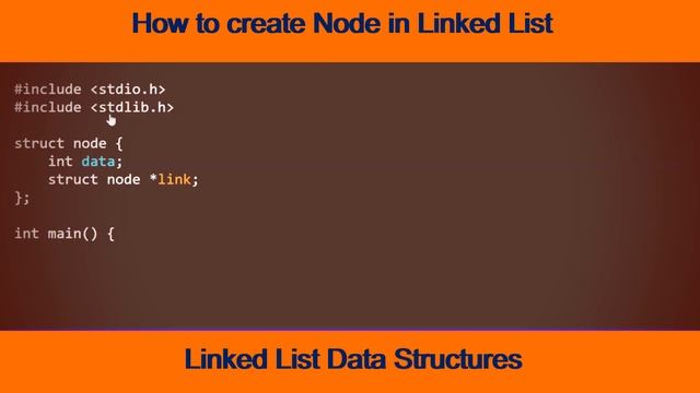 How to create node using C in singly Linked List | Linked List Data Structures | #datastructures смотреть онлайн