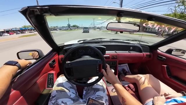 Test Drive 1991 Ford Mustang LX Convertible 5.0 V8 5 Speed SOLD $12,900 Maple Motors #2177 смотреть онлайн