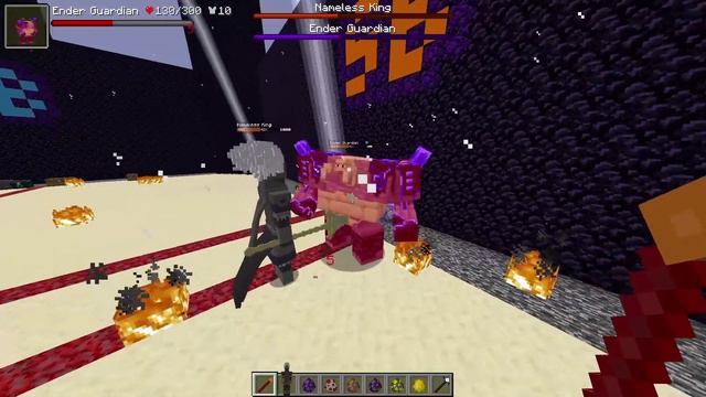 Nameless King Vs L_ender's Cataclysm | Minecraft Mob Battle