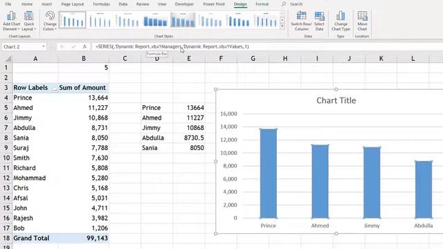 Dynamic Excel Chart | Offset | Spin Button | Slicers смотреть онлайн
