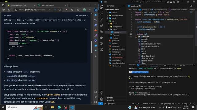 35. Primer proyecto con Pinia y vue 3 | AbiDev смотреть онлайн
