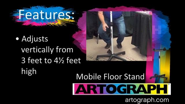 Artograph Mobile Projector Floor Stand смотреть онлайн