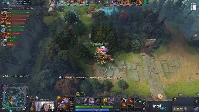 Dota2 - Gaimin Gladiators vs Team Falcons - Game 1 - DreamLeague Season 22 - Group A смотреть онлайн