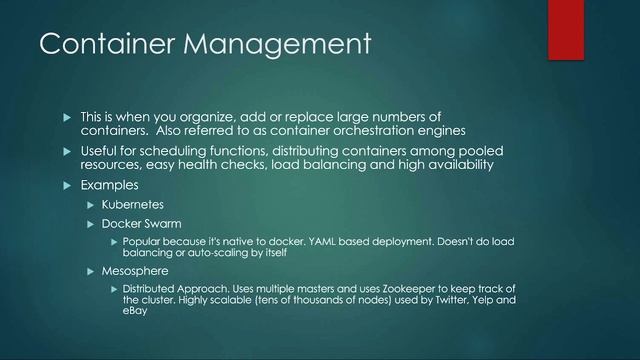 CIS 245 Week 11&12 Containers смотреть онлайн