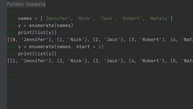 How to use Python enumerate() built-in function смотреть онлайн