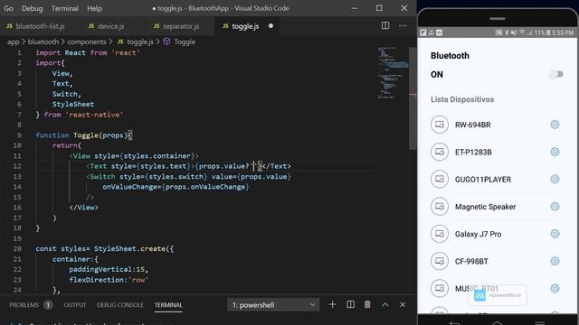 7 - React Native en Español | Utilizando la dependencia bluetooth смотреть онлайн