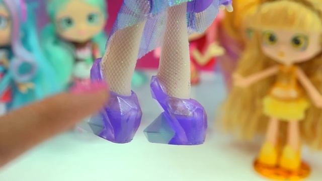 Special Edition Limited Gemma Stone Shoppies Doll with Exclusive Shopkins Surprise Blind Bags смотреть онлайн