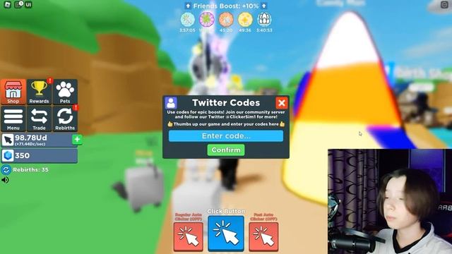 НОВЫЕ КОДЫ в Clicker Simulator Роблокс | Промокоды в Кликер симулятор смотреть онлайн