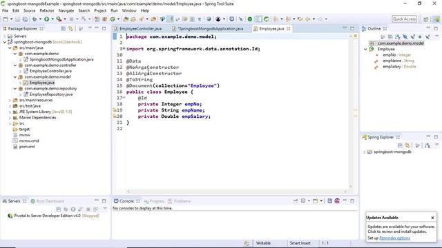 #1 SpringBoot CRUD Example using MongoDb | SPringBoot +springdata+rest+mongodb example смотреть онлайн