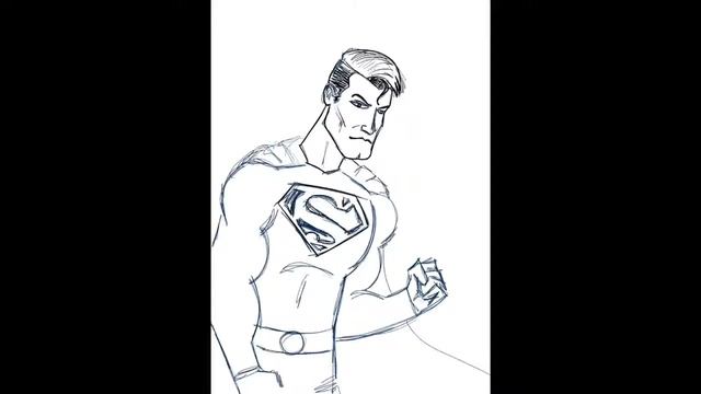 Superman Inktober Sketch 2018 using ProCreate смотреть онлайн