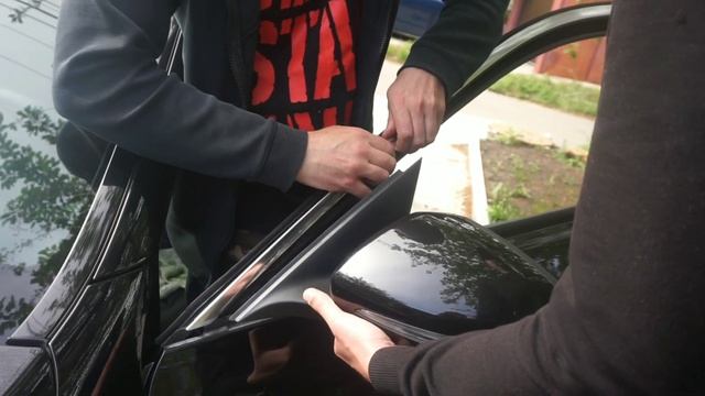 Антихром, Мерседес С класс W205  Night пакет W205