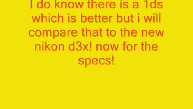 Nikon D3 vs Canon EOS Digital MarkIII 1D смотреть онлайн