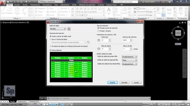 Autocad - Crear tablas de datos en Autocad. Tutorial en español HD смотреть онлайн