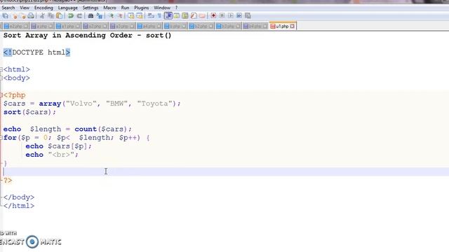 sort sort arrays in ascending order sort смотреть онлайн