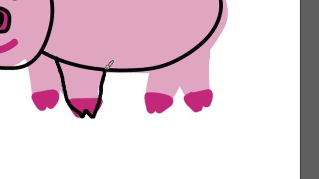 Рисуем свинку детям часть 39 смотреть онлайн