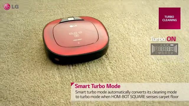 LG Hom-Bot Square Robotic Vacuum Features смотреть онлайн