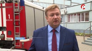 Пожарные учения в 41 школе Вологды