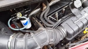 Стук цепи при холодном запуске Ford Transit 2.0TD