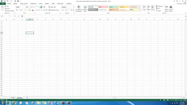 EXCEL- COPY PASTE MACRO смотреть онлайн