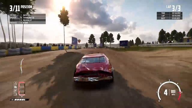 (PS4) Wreckfest Online! смотреть онлайн