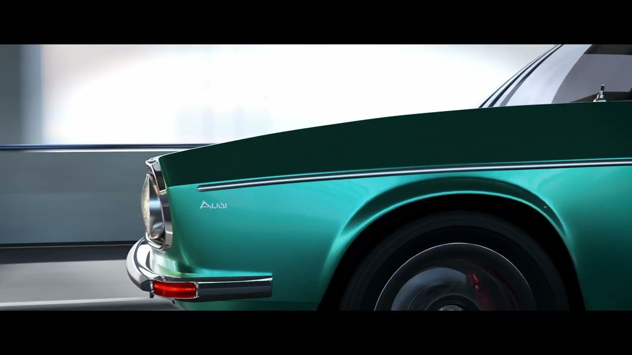Audi 100 Coupé S / Animation / Blender смотреть онлайн