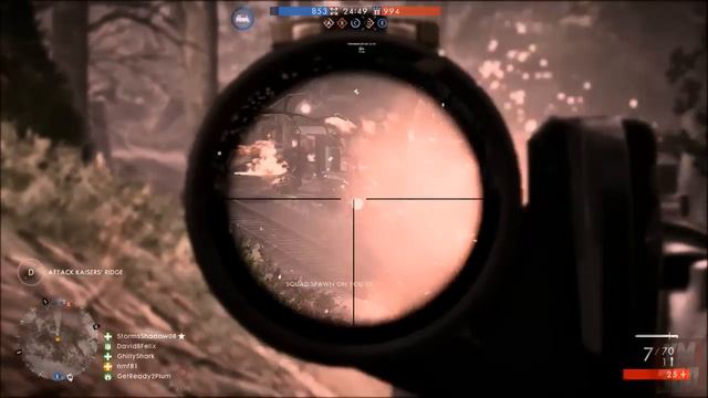 Battlefield 1 - Argonne Forest Outside / On Top of Map Glitch смотреть онлайн