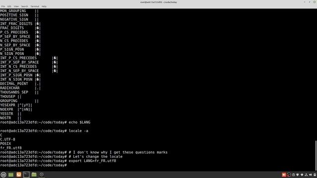 A look at nl_langinfo and how it gives more information but not so much смотреть онлайн