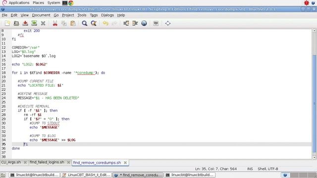 BASH.II 006 Remove Core Dumps смотреть онлайн