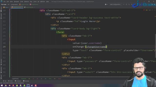 21 Login Form in React JS | React JS Tutorial 2021 | NAVEEN SAGGAM смотреть онлайн
