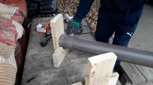 Кормушка для курей из сантехнической трубы