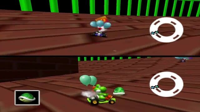 Mario Kart Battle Mode - Big Donut смотреть онлайн