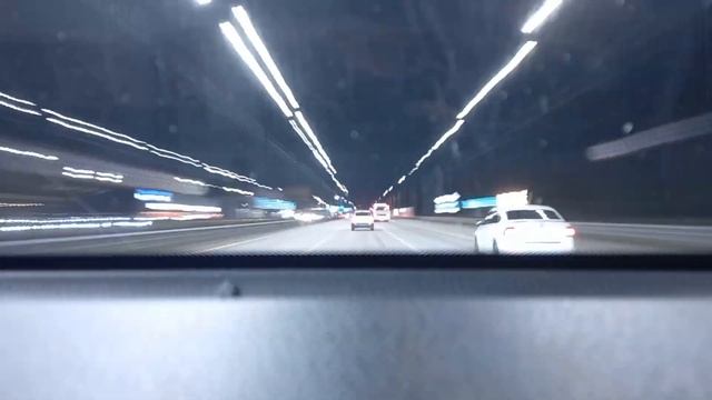 Night Suburbs to the City Timelapse - Ночной таймлапс из пригорода в город Воронеж смотреть онлайн