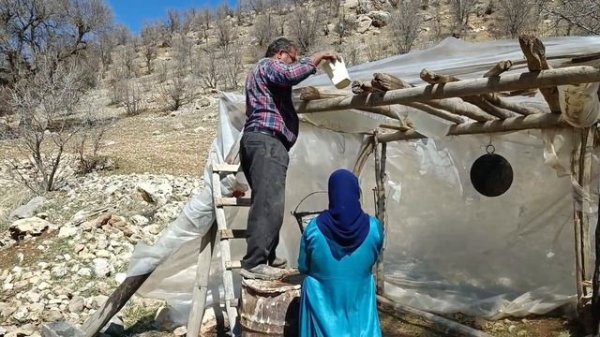 How to build a nomadic cooking place