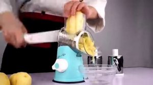 Овощерезка ручная механическая для фруктов и овощей, безопасная, с присоской