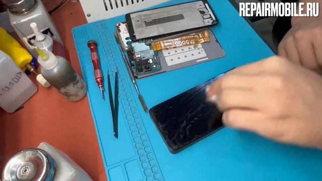 Ремонт и замена стекла на Samsung galaxy M32 смотреть онлайн