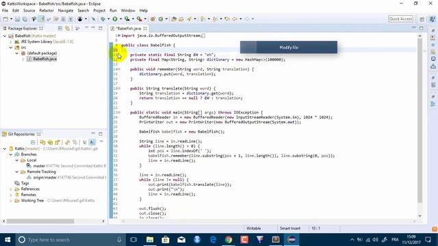 Git 5 : Import an Existing Github Repository to Eclipse смотреть онлайн