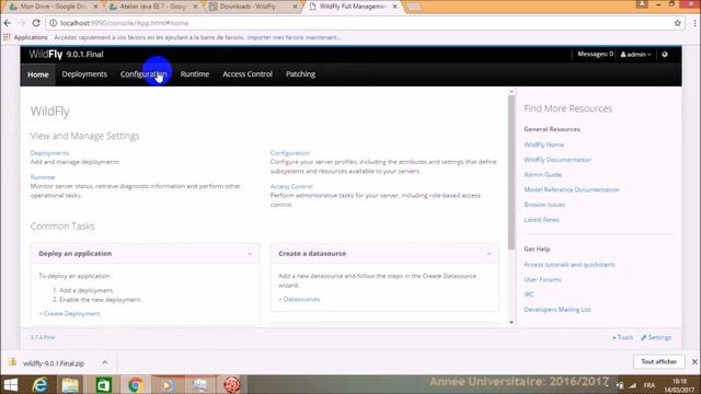 6- Comment télécharger, installer et configurer wildfly 9.0.0 et datasource смотреть онлайн
