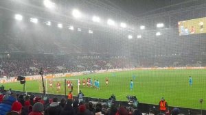Спартак Москва - Наполи Неаполь 2-1 , обзор с трибун,голы Соболева