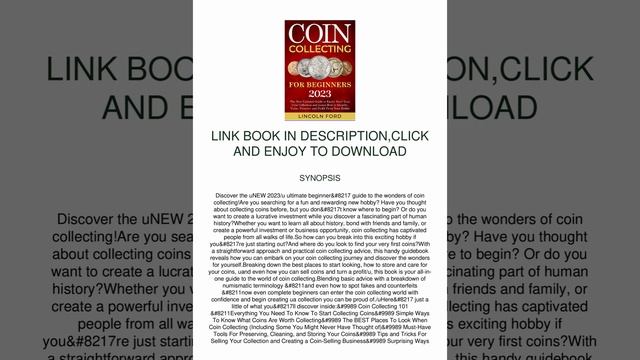 ﹤﹥ Coin Collecting for Beginners 2023: The New Updated Guide to Easily смотреть онлайн