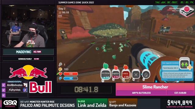 Slime Rancher от MaddyInc за 16:36 #SGDQ2022 [RU] смотреть онлайн